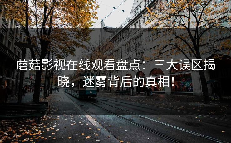 蘑菇影视在线观看盘点：三大误区揭晓，迷雾背后的真相！